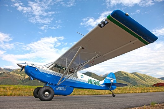 Husky in its native Wyoming habitat, where its 200-hp Lycoming makes takeoffs on hot days much less stressful