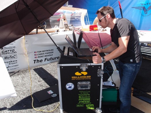 Electric aviation seems to be as much about uploading, downloading and programming as just flying