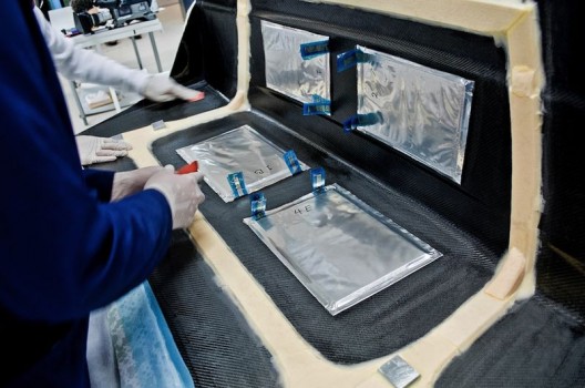 Laying up materials for structural battery trunk lid - lighter, stronger, and full of energy