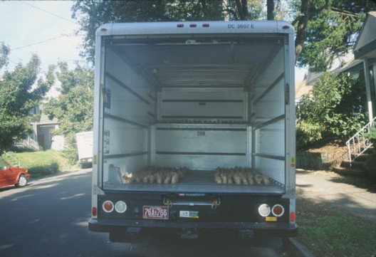 Even 500 pounds of potatoes leave plenty of room for a sound system