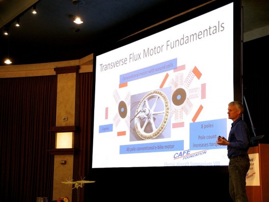 David Calley shows differences between different motor topologies