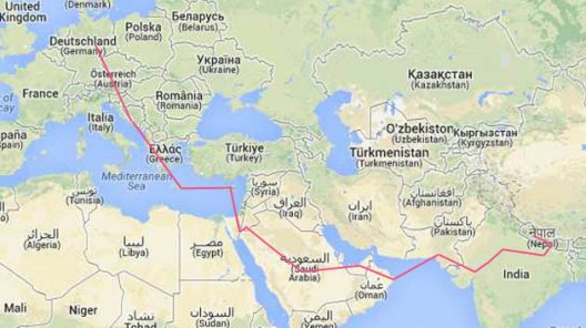 Epic journey in a motorglider, Germany to Nepal took a bit longer than planned