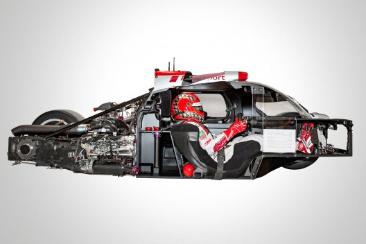 Redefining cramped quarters in the Audi R18
