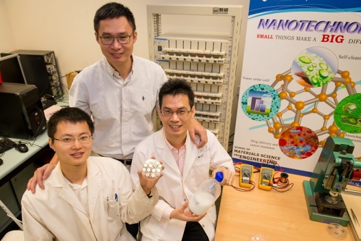 NTU-associate professor Chen-Xiaodong with research fellow Tang Yuxin-and-pHd student Deng Jiyang