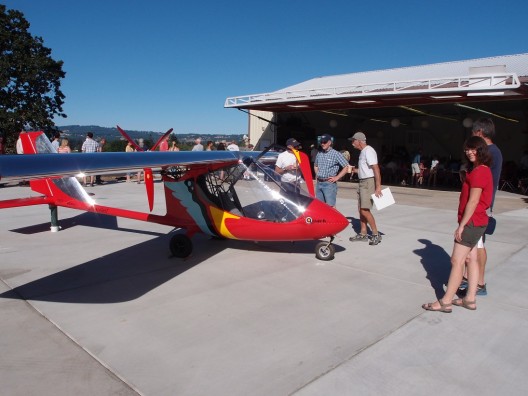 The cynosure of all eyes at EAA Chapter 105's Fly-in Breakfast last month, Quark brought a great many positive responses