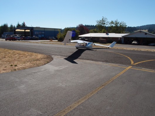 Swift taxiing out for takeoff
