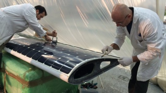 Raphael Dinelli and associate apply ultra-thin solar cells to Eraole wing